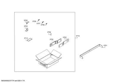 Mounting & Fixing, Screws (0701-8300)