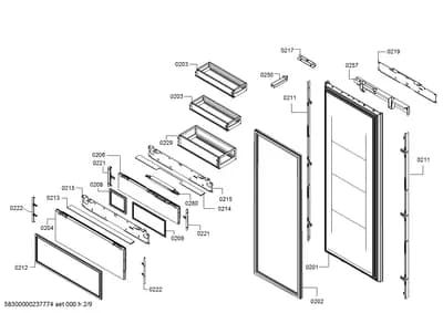 Door & Housing, Seals & Gaskets (0201-8300)