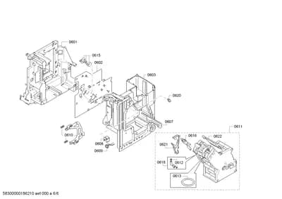 Seals & Gaskets, brewingunits (0610-0622)