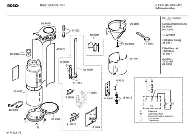 Seals & Gaskets, thermostats (0001-0100)