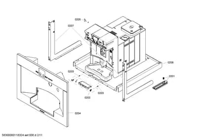 Screws, Door & Housing (0201-0208)