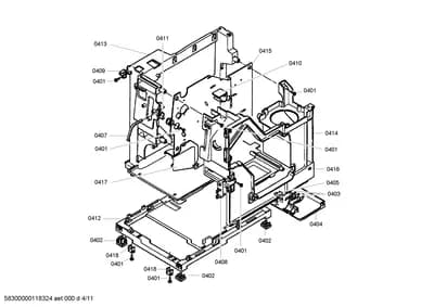 Screws, Door & Housing (0401-0418)