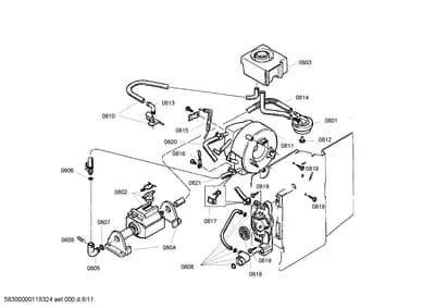 Seals & Gaskets, Hoses (0801-0821)