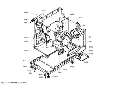 Screws, Door & Housing (0401-0418)