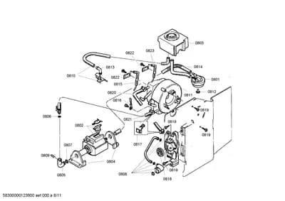 Seals & Gaskets, Hoses (0801-0823)