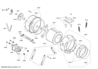 Screws, drums tubs (0301-0330)