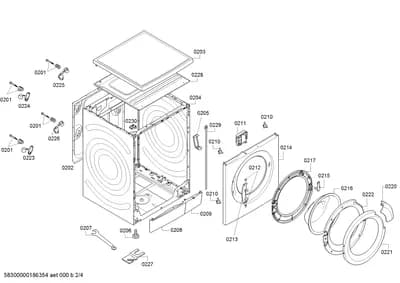 Door & Housing, Flaps & Holders (0201-0230)