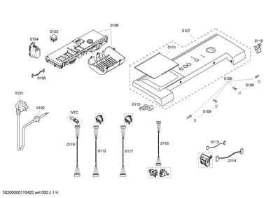 Door & Housing, Screws (0101-0117)