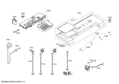 Door & Housing, Screws (0101-0117)