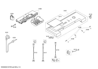 Door & Housing, Screws (0101-0117)