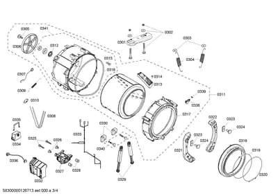 Screws, drums tubs (0301-0341)