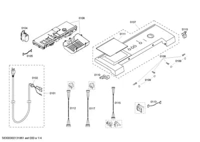 Door & Housing, Screws (0101-0117)