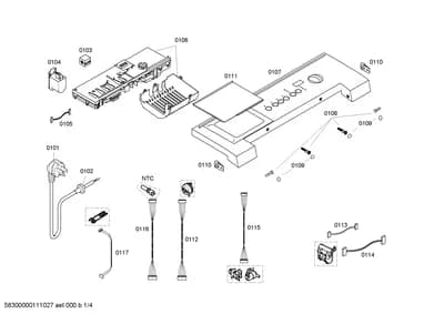 Door & Housing, Screws (0101-0117)