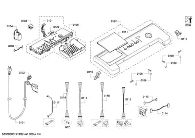 Door & Housing, Screws (0101-0199)