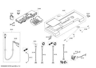 Door & Housing, Screws (0101-0118)