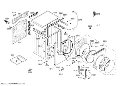 Door & Housing, Screws (0201-0237)
