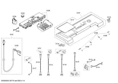 Door & Housing, Screws (0101-0118)