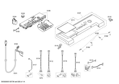 Door & Housing, Screws (0101-0118)