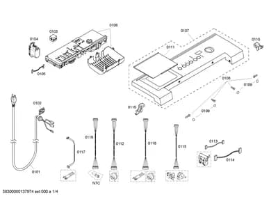 Door & Housing, Screws (0101-0118)