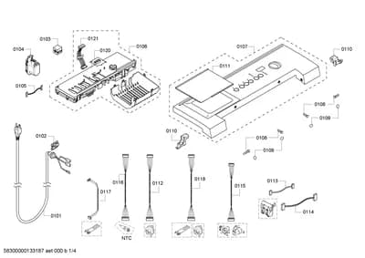 Door & Housing, Screws (0101-0121)