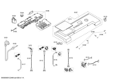 Door & Housing, Screws (0101-0118)