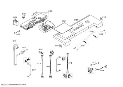 Door & Housing, Screws (0101-0118)