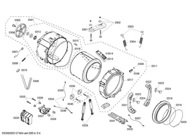 Screws, drums tubs (0301-0341)