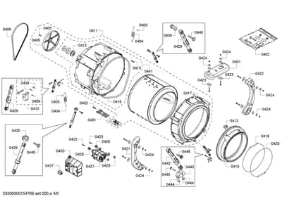 Screws, drums tubs (0401-0446)