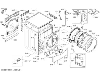 Door & Housing, Screws (0201-0250)