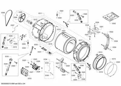 Screws, drums tubs (0301-0346)