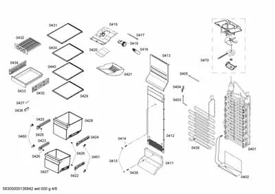 Rails, drawers (0403-0470)