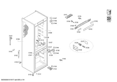 Door & Housing, shockabsorbers (0102-0199)