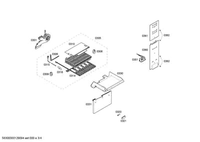 shelves trays, Ventilation (0306-0362)