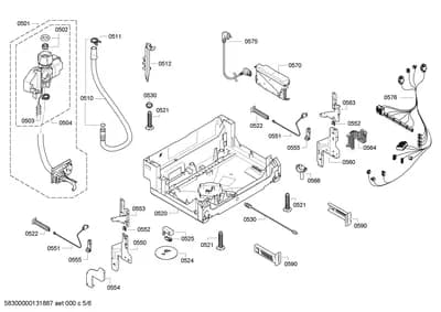 Door & Housing, Hinges (0501-0590)