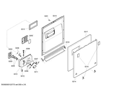 doors & housing, Dispensers (0201-0216)
