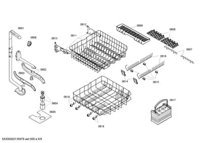 Spray Arms, Filters (0601-8100)