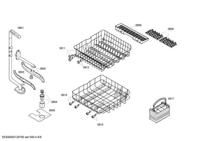 Spray Arms, Filters (0600-8100)