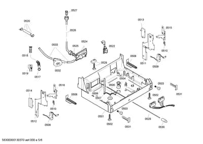 Door & Housing, Hoses (0502-8100)