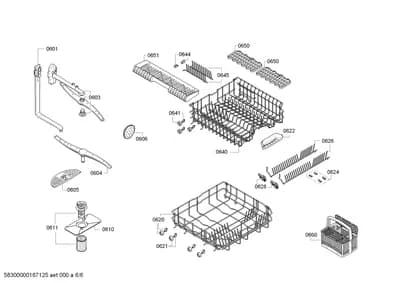 Baskets & Wheels, Spray Arms (0603-8102)