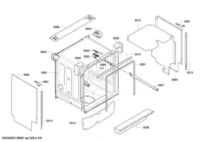 Door & Housing, Flaps & Holders (0302-0392)