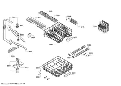 Baskets & Wheels, Spray Arms (0601-8101)