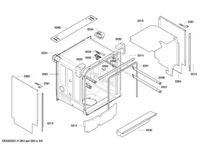 Door & Housing, Flaps & Holders (0302-0393)