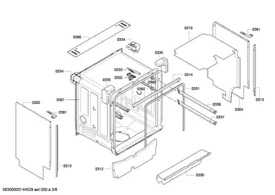 Door & Housing, Flaps & Holders (0302-0393)