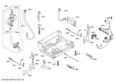 Door & Housing, Hoses (0501-0590)