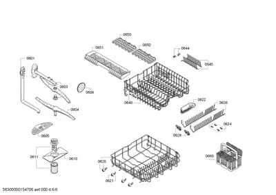 Baskets & Wheels, Spray Arms (0603-8102)