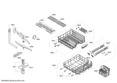 Baskets & Wheels, Spray Arms (0603-8102)