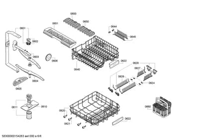Baskets & Wheels, Spray Arms (0601-0660)