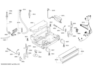 Door & Housing, Hinges (0502-0570)