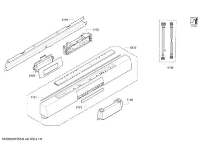 Handles & Knobs, Rails (0103-8101)