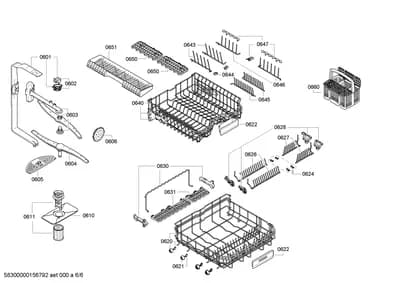 Baskets & Wheels, Spray Arms (0601-8102)